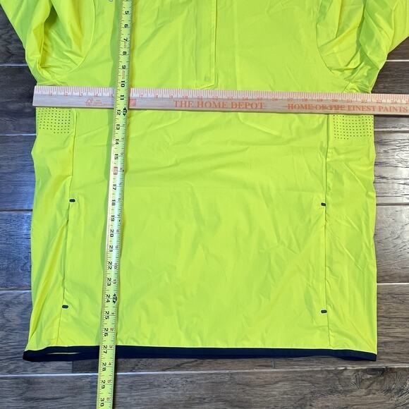 NWT Greyson Newago Pac Lite Men’s Small Windbreaker Jacket Stretch Radium Yellow - Picture 8 of 8